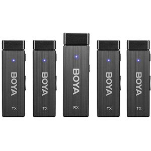 BOYA BY-W4 Ultracompact 4-Person Wireless Microphone