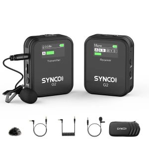 SYNCO G2(A1) 1 Transmitter,TFT Display Wireless Microphone