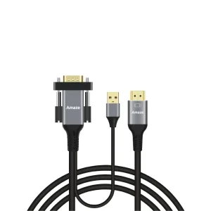 Amaze A835 VGA to HDMI Converter Cable – Full HD 1080p with Audio Support