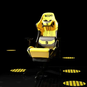 Boost Nova Ergonomic Gaming Chair – 4D Armrests, Footrest & 180° Recline