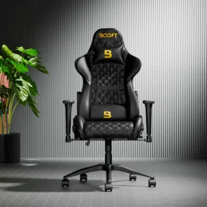 Boost Synergy Gaming Chair – 3D Armrests, Lumbar Support & 180° Recline