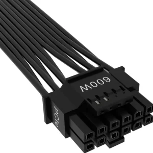 Corsair 600W PCIe 5.0 12V-2x6 Type-4 PSU Power Cable – 12+4 Pin GPU Cable