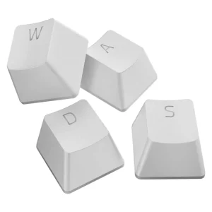 Razer Doubleshot PBT Keycap Upgrade Set – 120-Key, US/UK Layout, Backlit Compatible, Mercury White