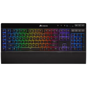 CORSAIR K57 RGB Wireless Gaming Keyboard – SLIPSTREAM Wireless, Bluetooth, Per-Key RGB, 6 Macro Keys